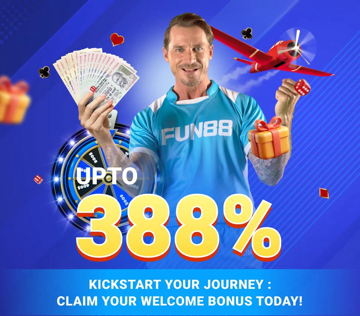 upto 388% cash bonus - fun88